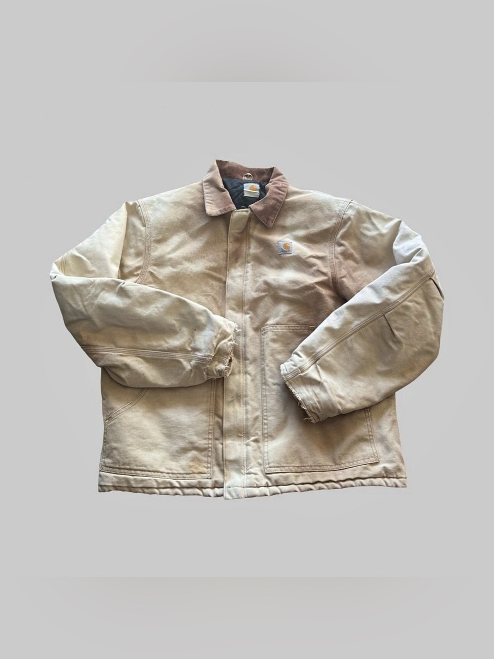 CARHARTT Men’s Vintage Traditional Coat Arctic Quilt Lined Duck Jacket C003 / J0